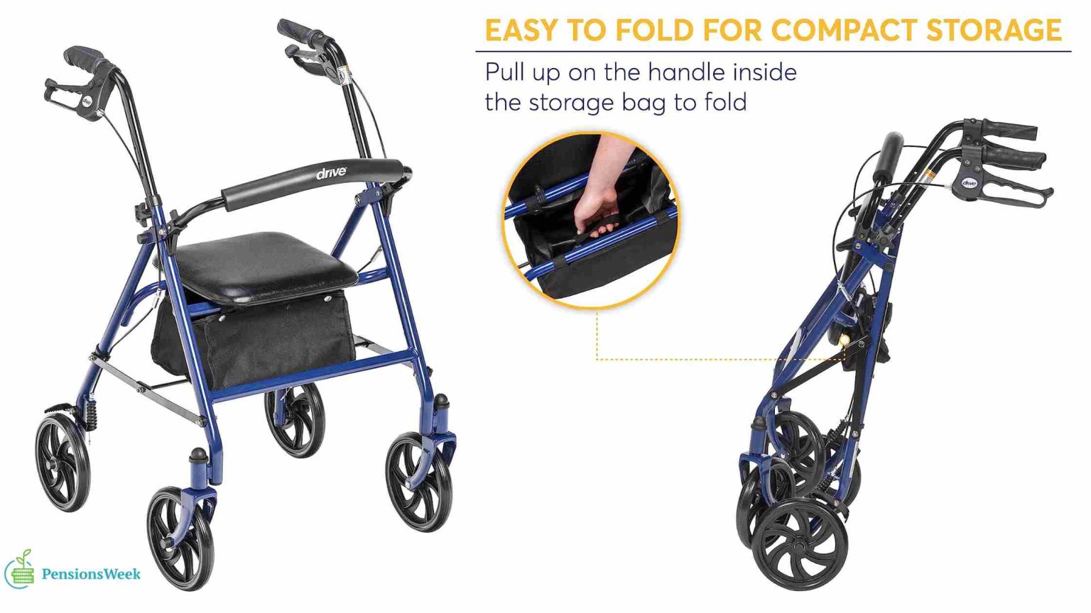 Best Rollator Walker For Seniors & Physically Challenged 2023