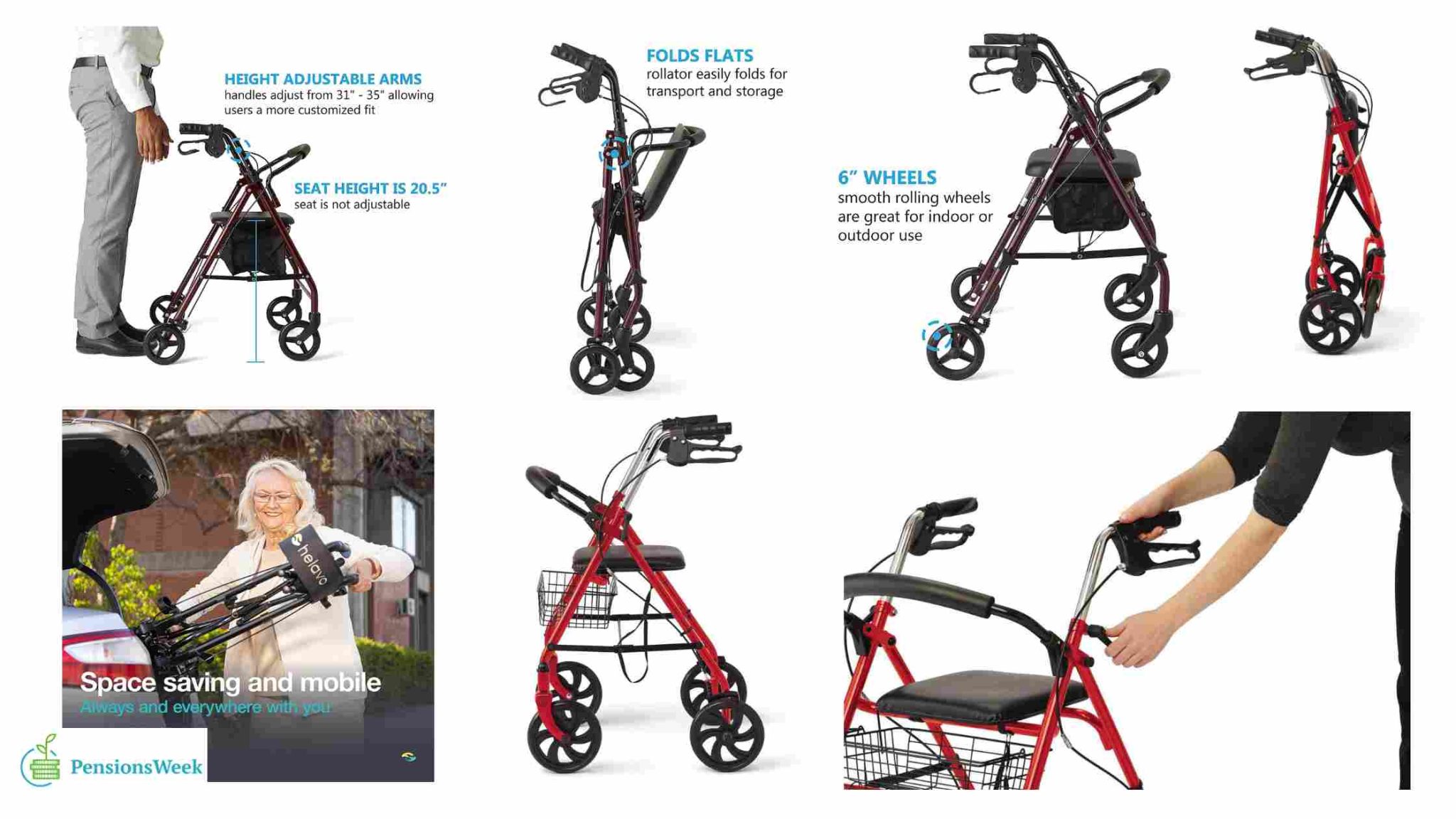 Does Medicare Cover a Rollator Walker with Seat » PensionsWeek