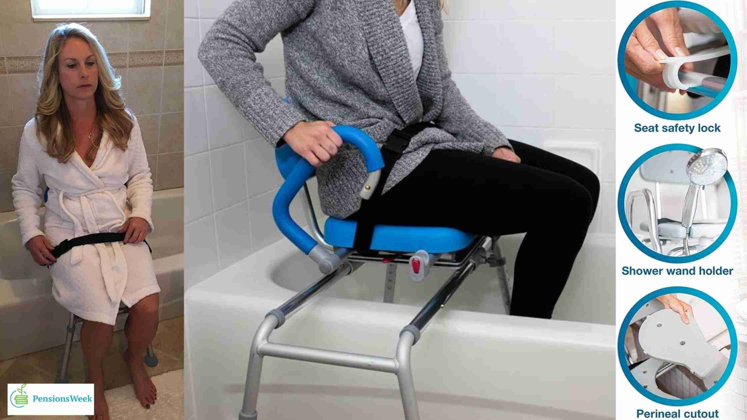 5 Best Sliding Shower Chair For Shower Comfort and Safety