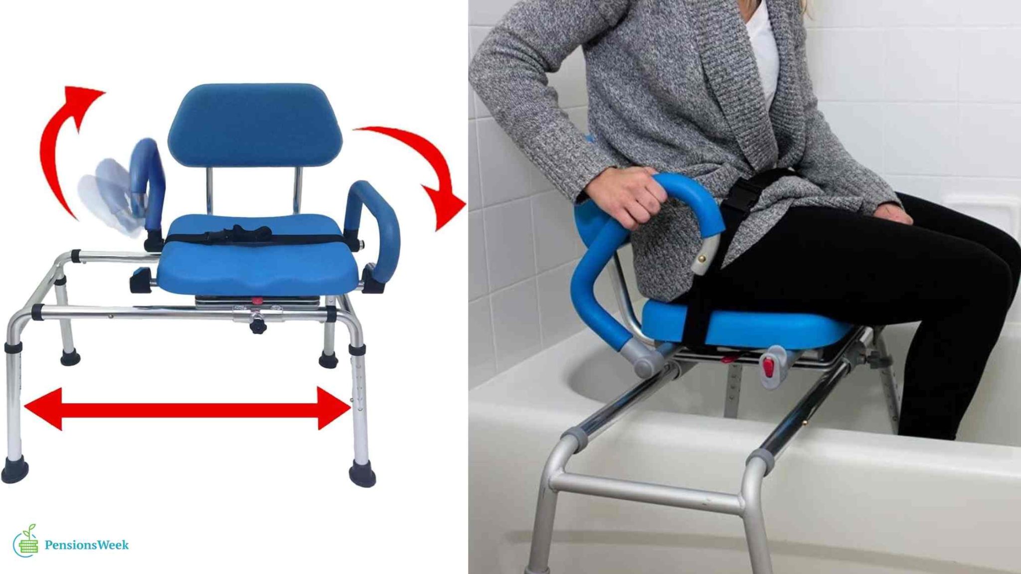 5 Best Sliding Shower Chair For Shower Comfort and Safety