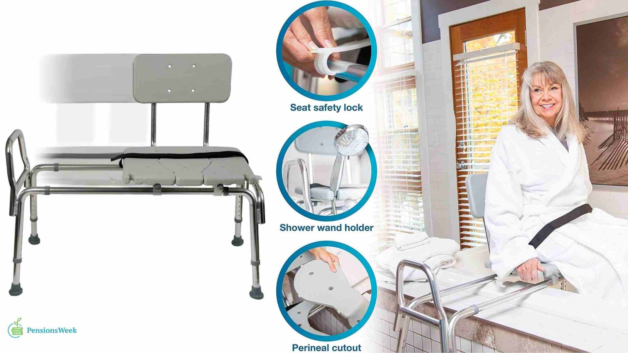 5 Best Sliding Shower Chair For Shower Comfort and Safety