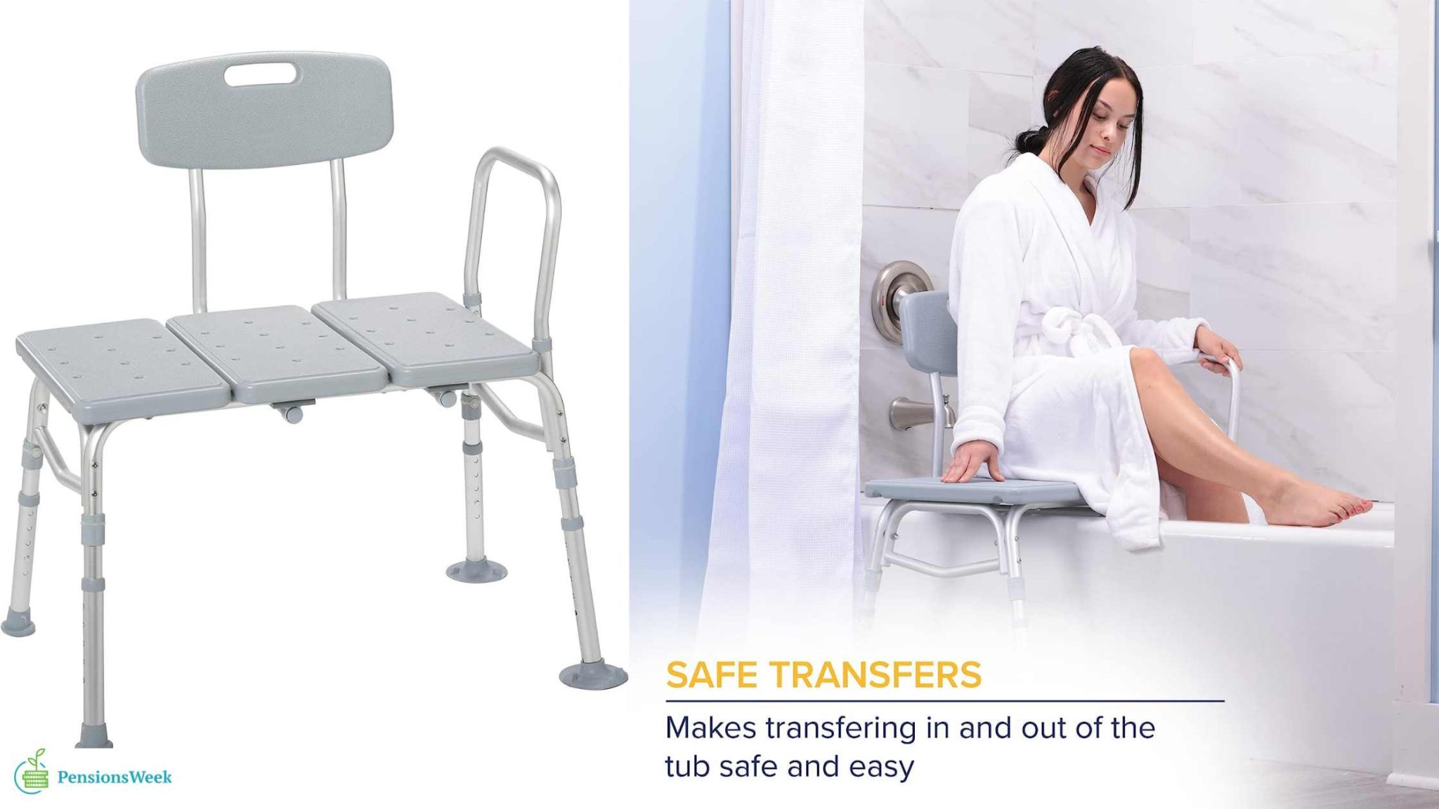 5 Best Sliding Shower Chair For Shower Comfort and Safety